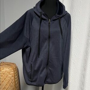 32 Degrees Men's Navy Zip Up Sweater